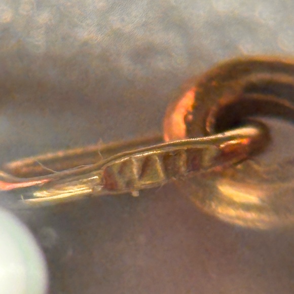 Vintage 14K GOLD Italian anchor charm pendant - Picture 4 of 5